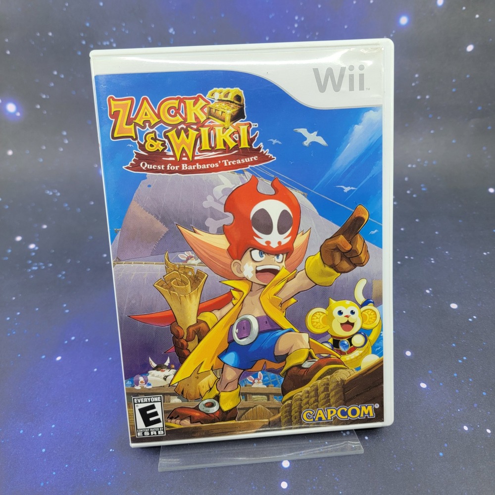 Zack & Wiki Quest for Barbaros Treasure Nintendo Wii Capcom RVL-RTZE-USA